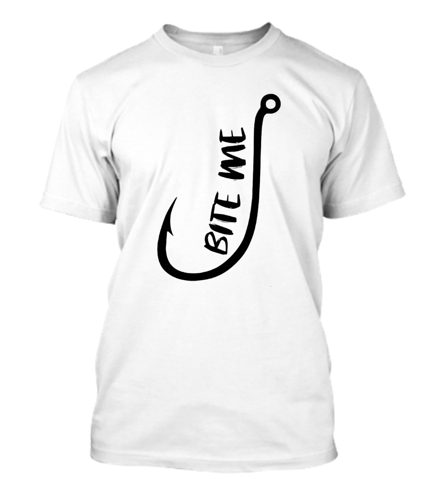 Bite Me Funny Fishing Hook T-Shirt