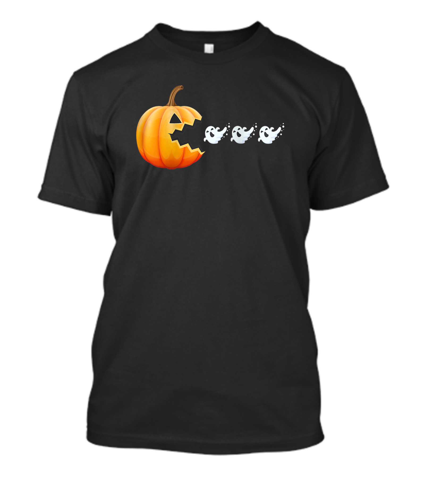 Funny Pumpkin Eating Ghosts Halloween Best T-Shirt