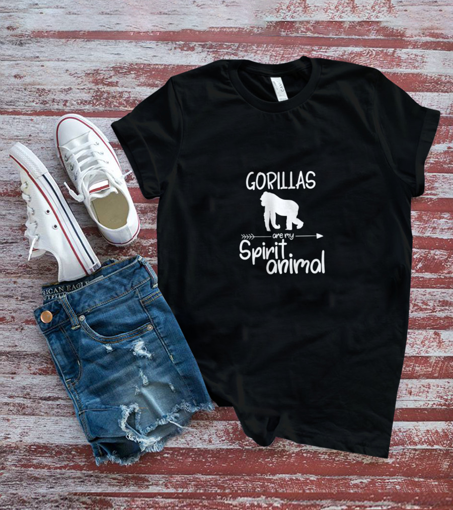 Gorillas Are My Spirit Animal T-Shirt