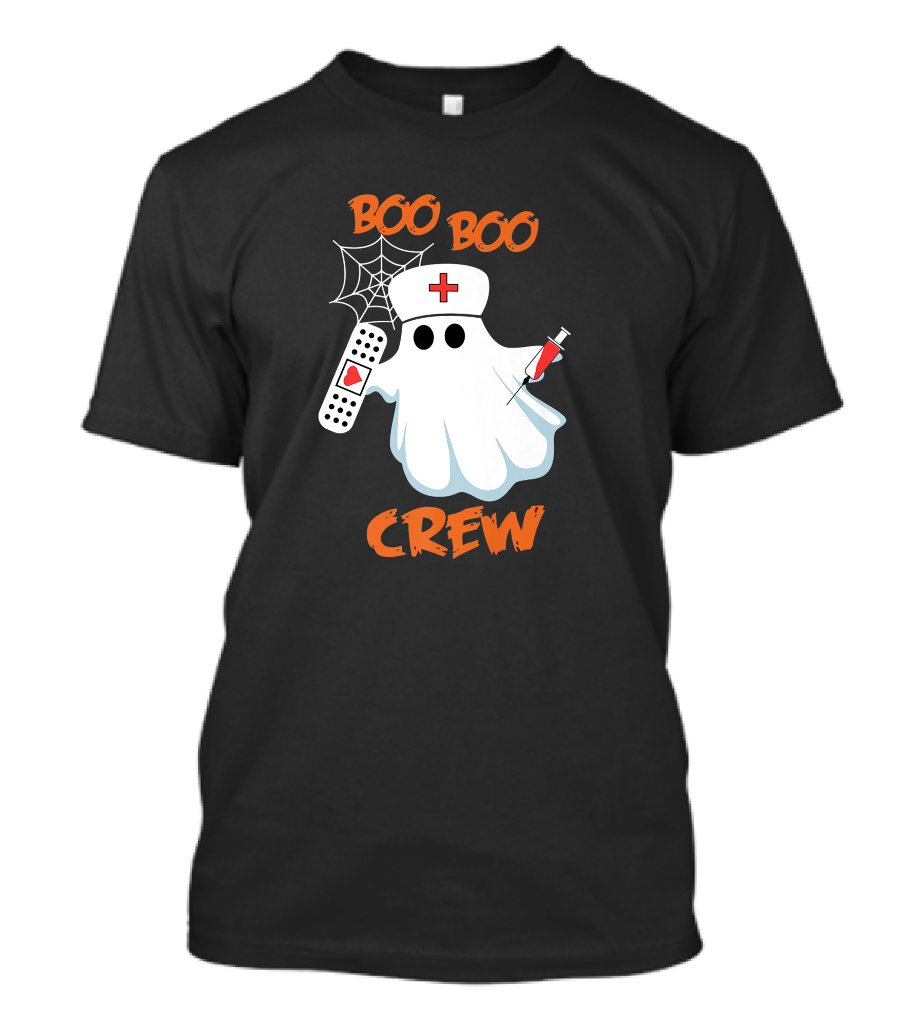Boo Boo Crew Funny Halloween Nurse RN Medical EMS Staff T-Shirt