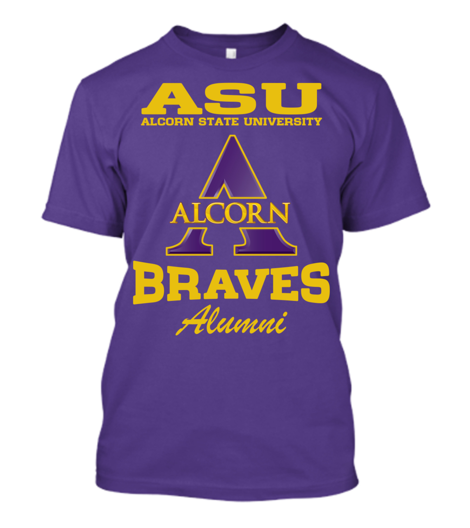 ASU Alcorn State University Braves Alumni T-Shirt