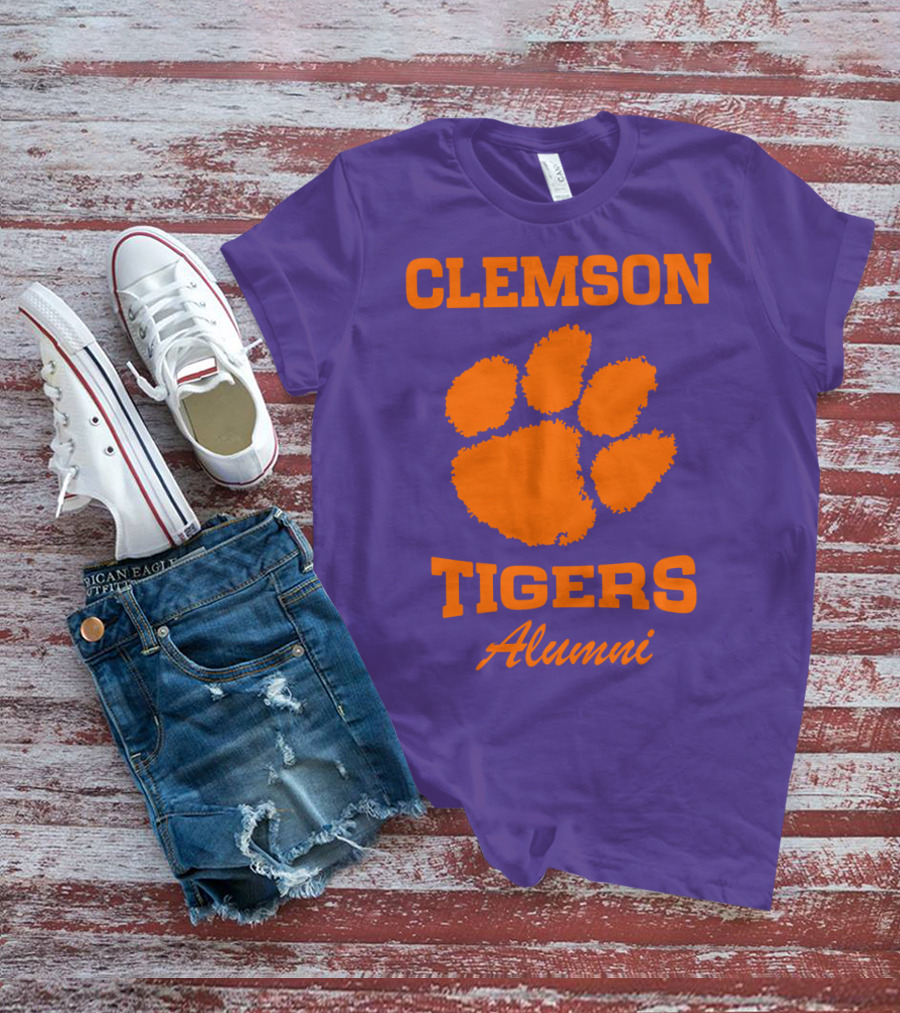 Clemson Tigers Alumni Paw Prints T-Shirt