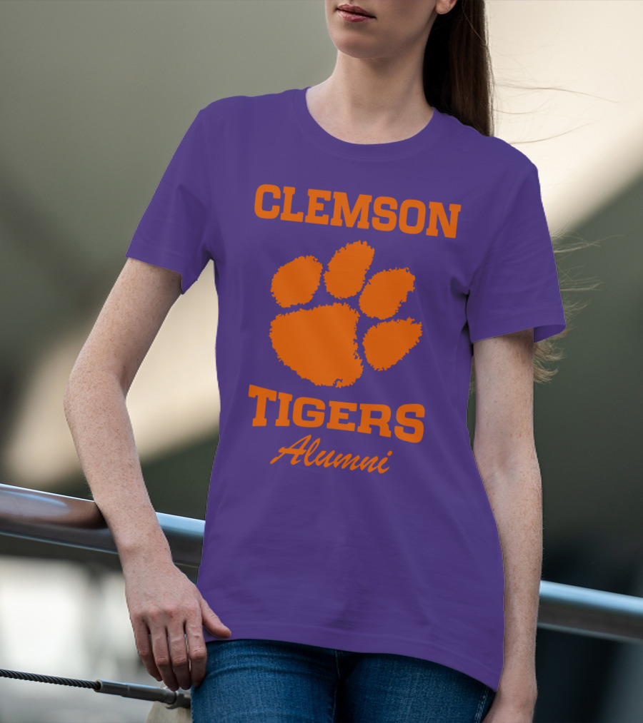 Clemson Tigers Alumni Paw Prints T-Shirt