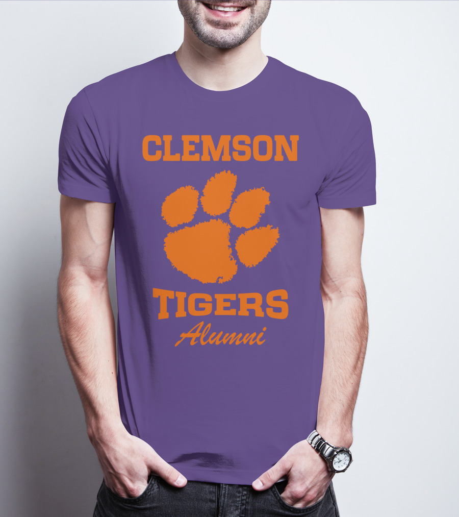 Clemson Tigers Alumni Paw Prints T-Shirt
