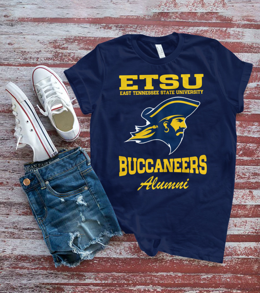 ETSU East Tennessee State University Buccaneers Alumni T-Shirt