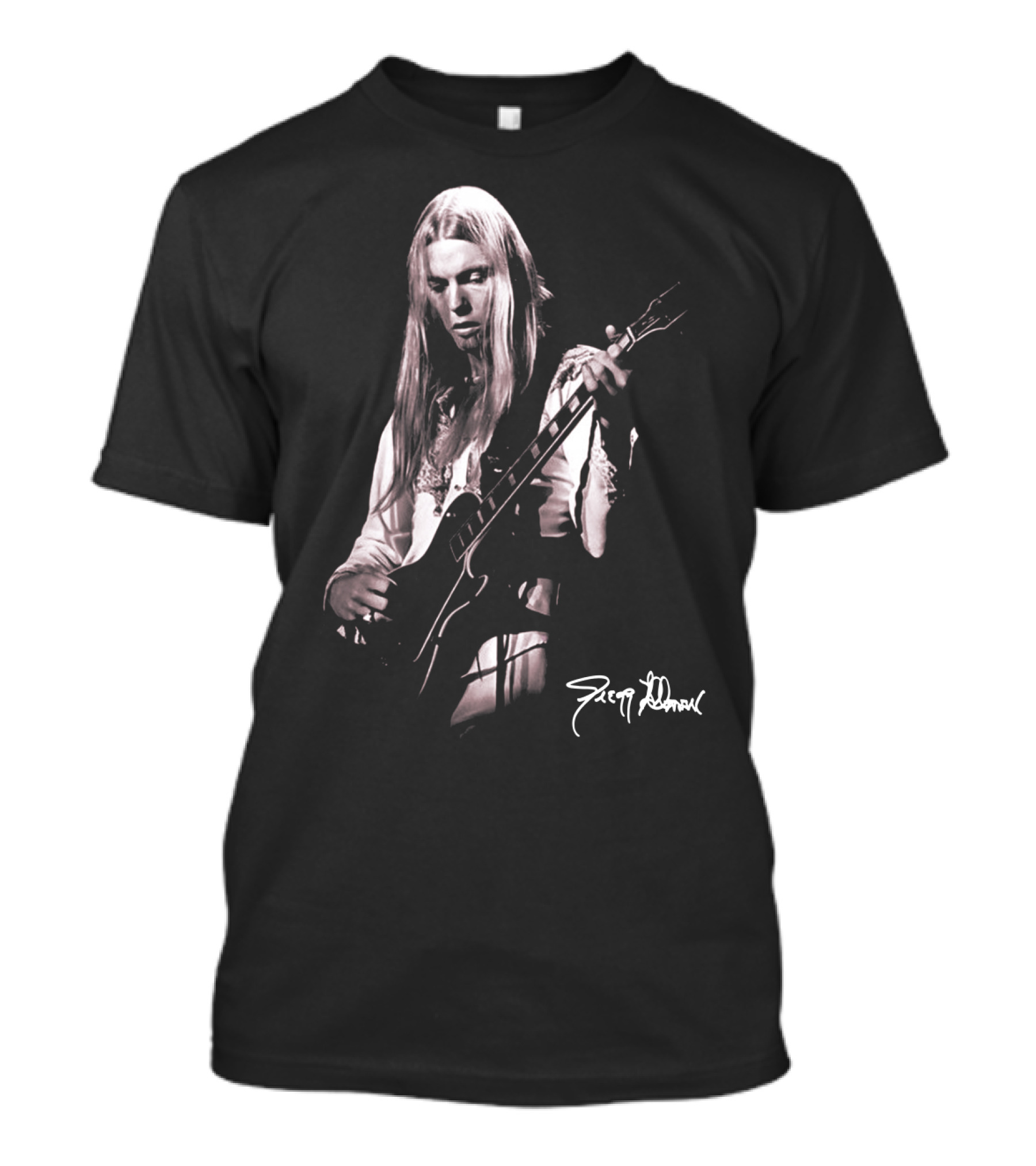 Gregg Allman Vintage Guitar Performance T-Shirt