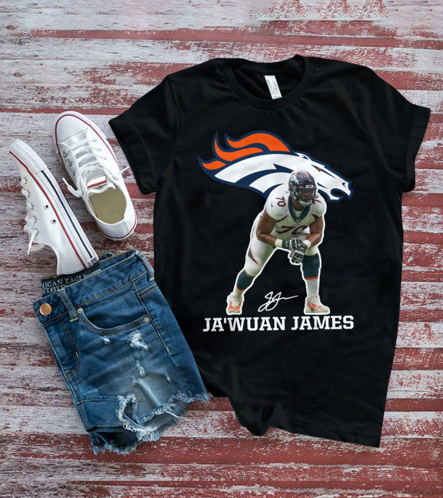 Ja'wuan James Denver Broncos Football Player Official Merchandise T-Shirt