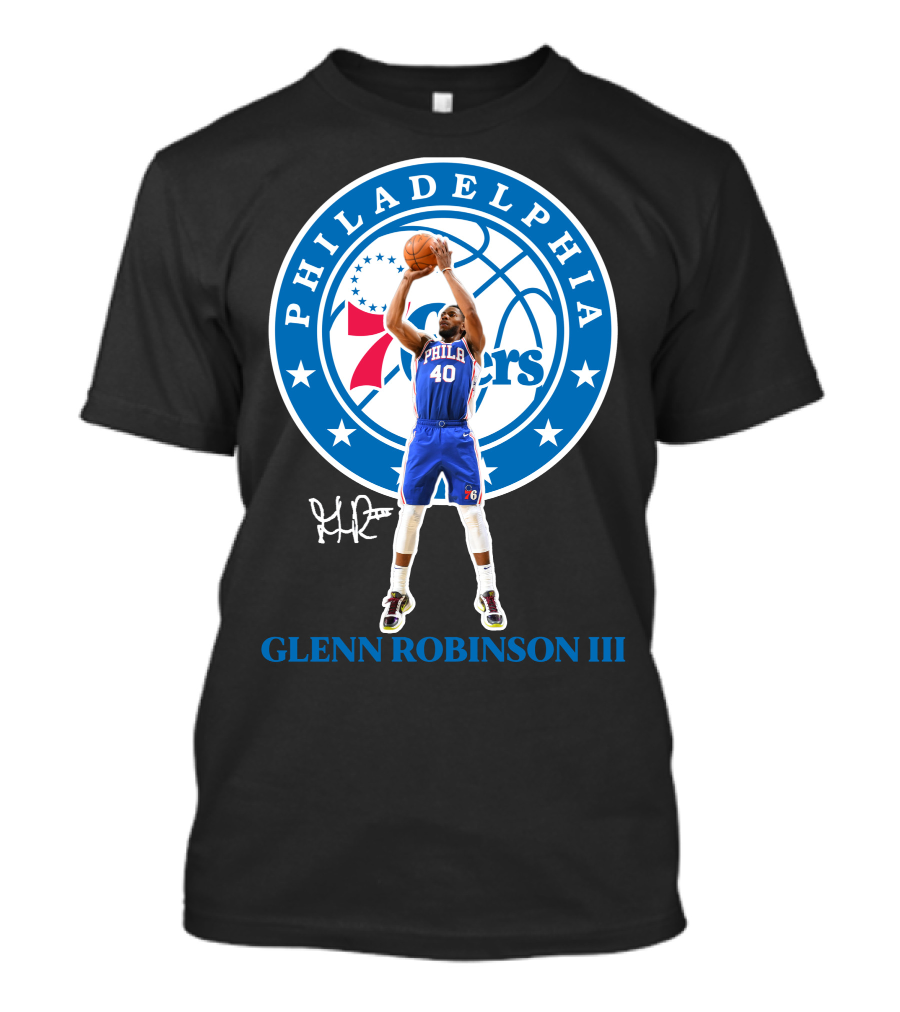Philadelphia 76ers Glenn Robinson Iii T-Shirt