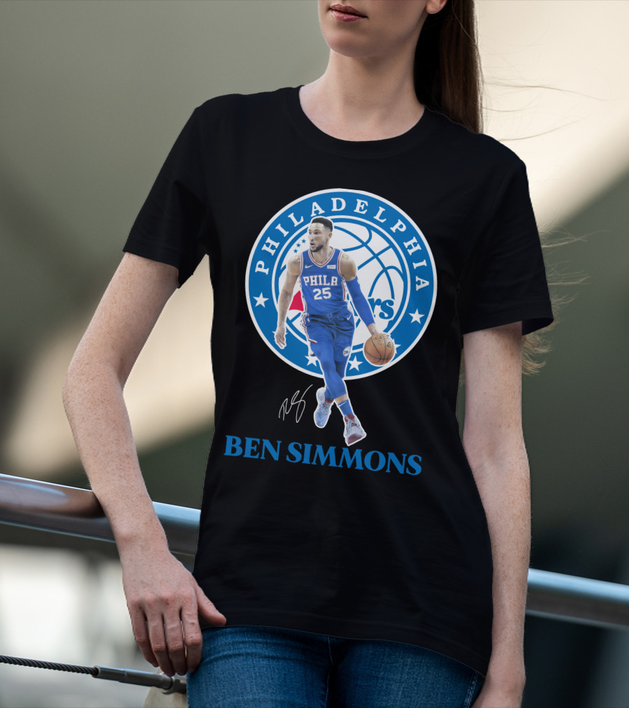 Philadelphia 76ers Ben Simmons 25 76Er01 T-Shirt