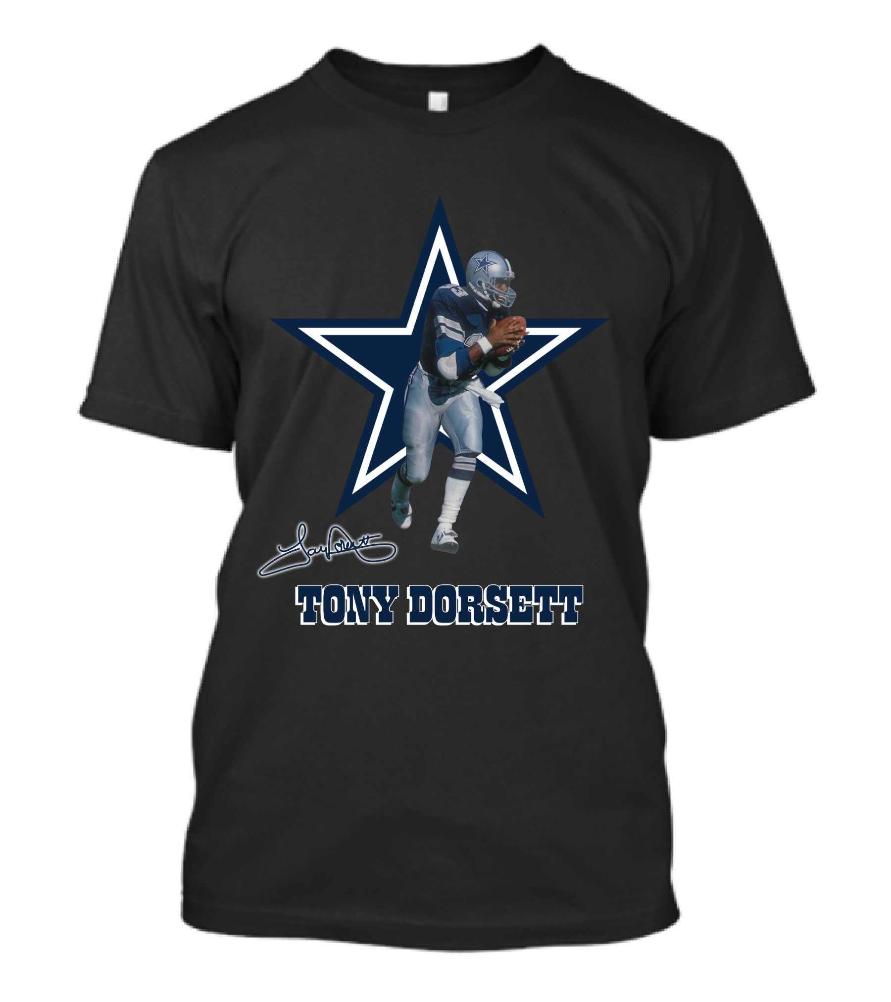 Tony Dorsett Dallas Cowboys Legend T-Shirt