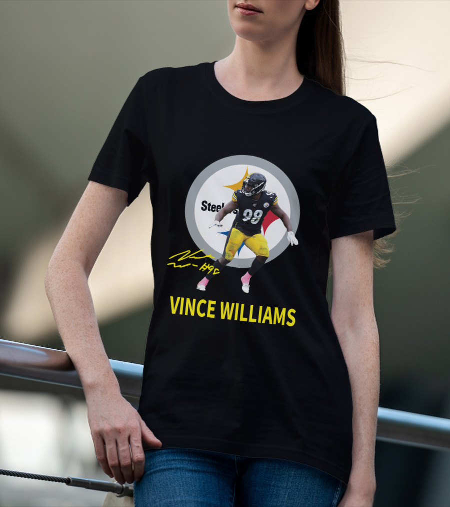 Vince Williams Pittsburgh Steelers 98 Signature Edition T-Shirt