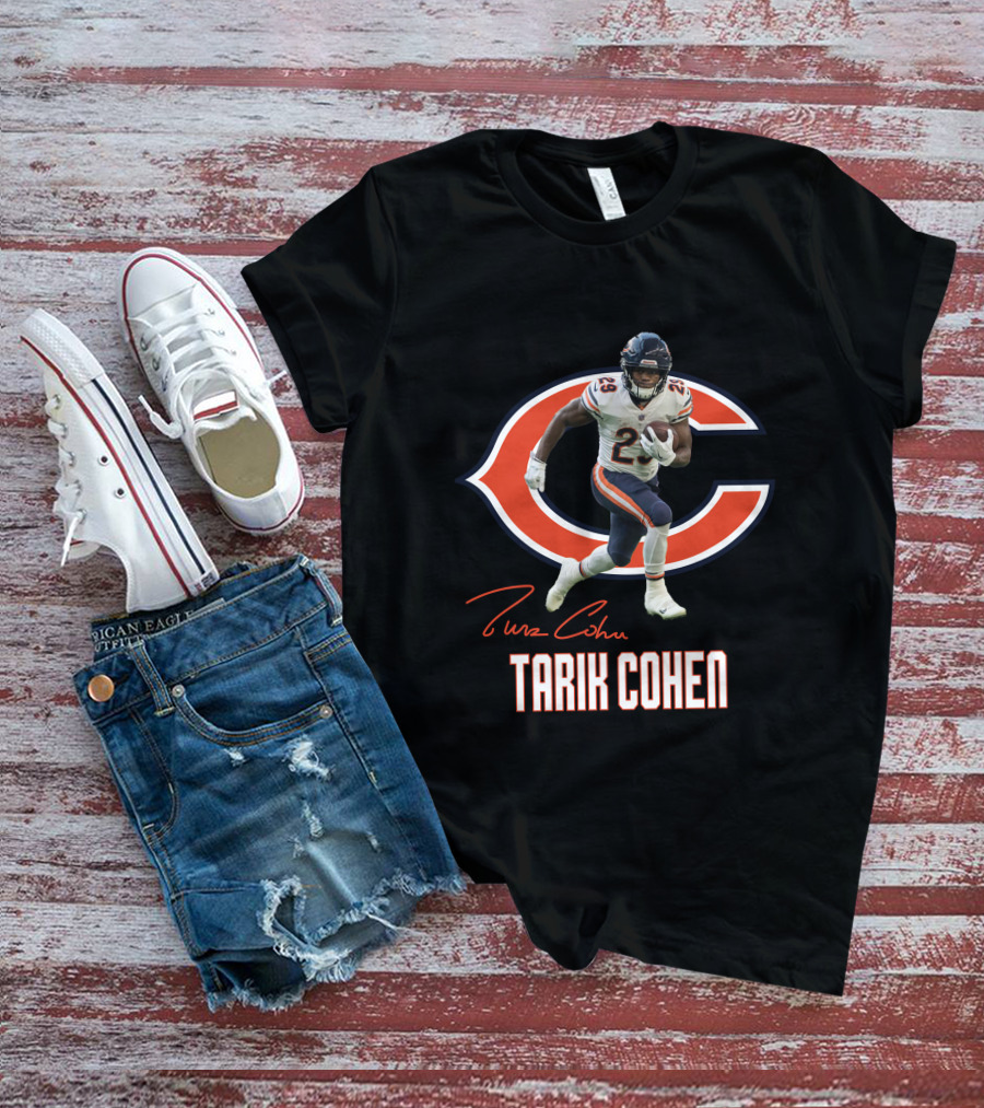 Tarik Cohen Chicago Bears Football C T-Shirt