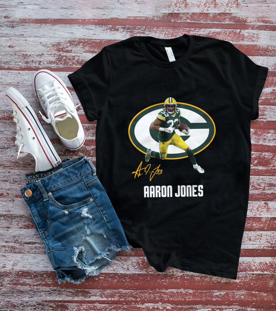 Aaron Jones Green Bay Packers 33 T-Shirt