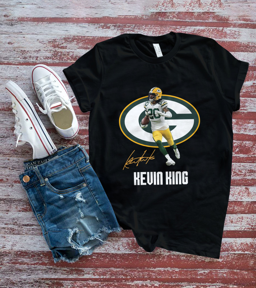 Green Bay Packers Kevin King Signature 26 Football Player T-Shirt