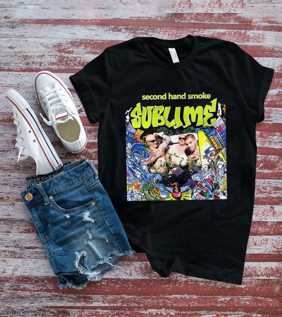 Sublime Second Hand Smoke Album Cover Art T-Shirt