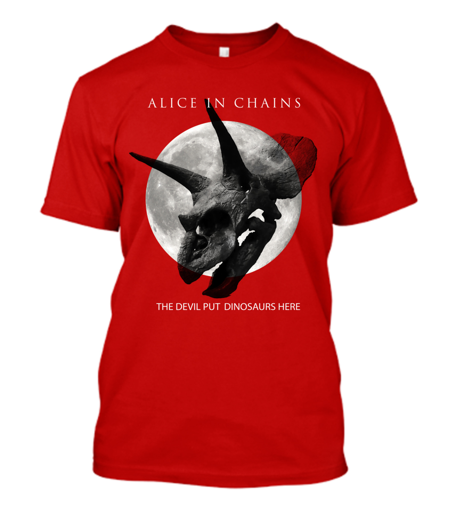 Alice In Chains The Devil Put Dinosaurs Here T-Shirt
