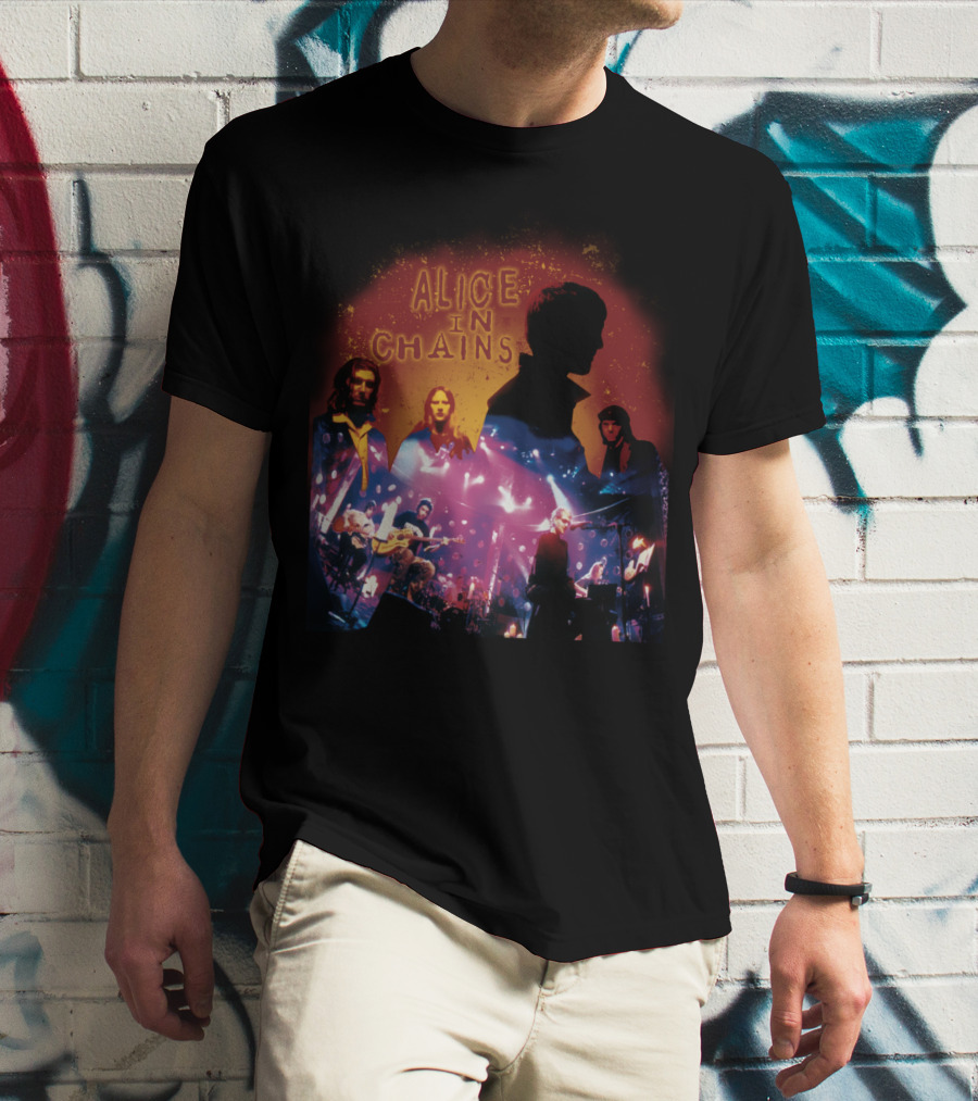 Alice In Chains Aic 17 Live Concert Silhouettes T-Shirt