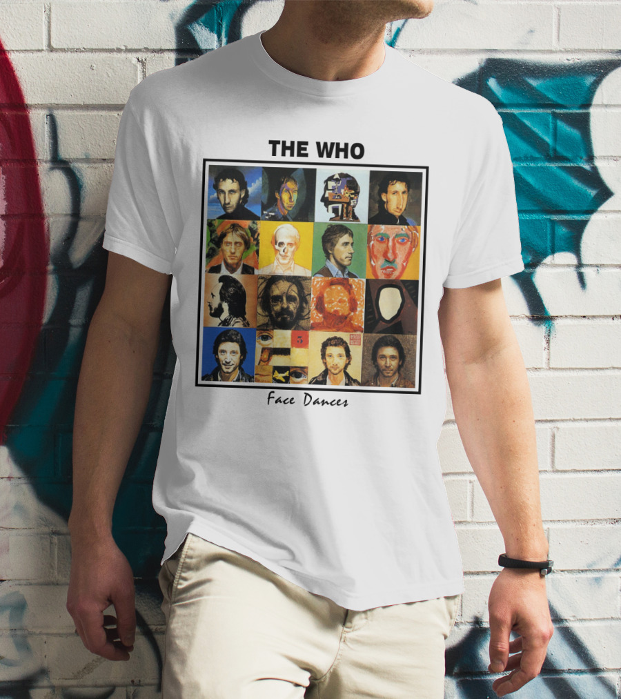 The Who Face Dancers Album Cover T-Shirt