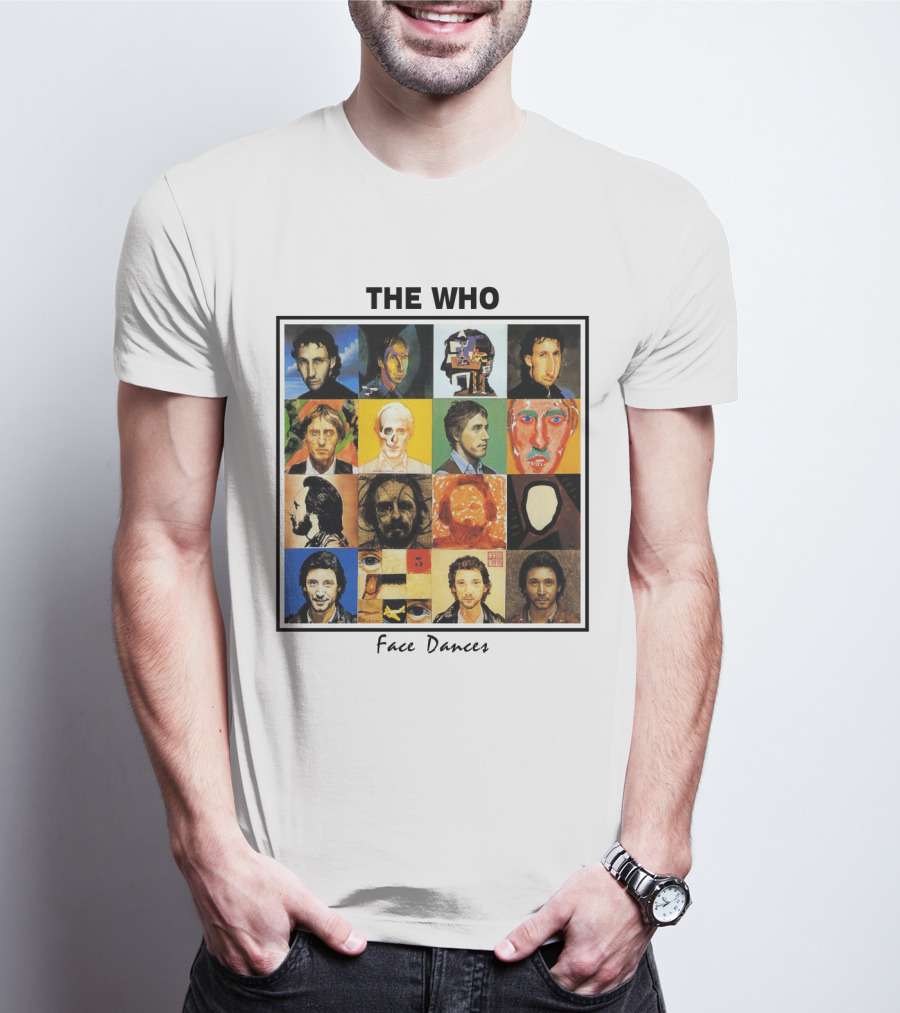 The Who Face Dancers Album Cover T-Shirt