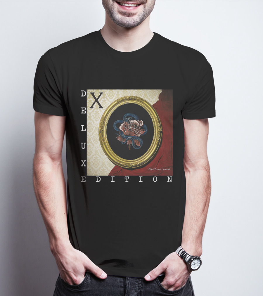 X Deluxe Edition Ain't Love Grand Rose Snake Frame T-Shirt