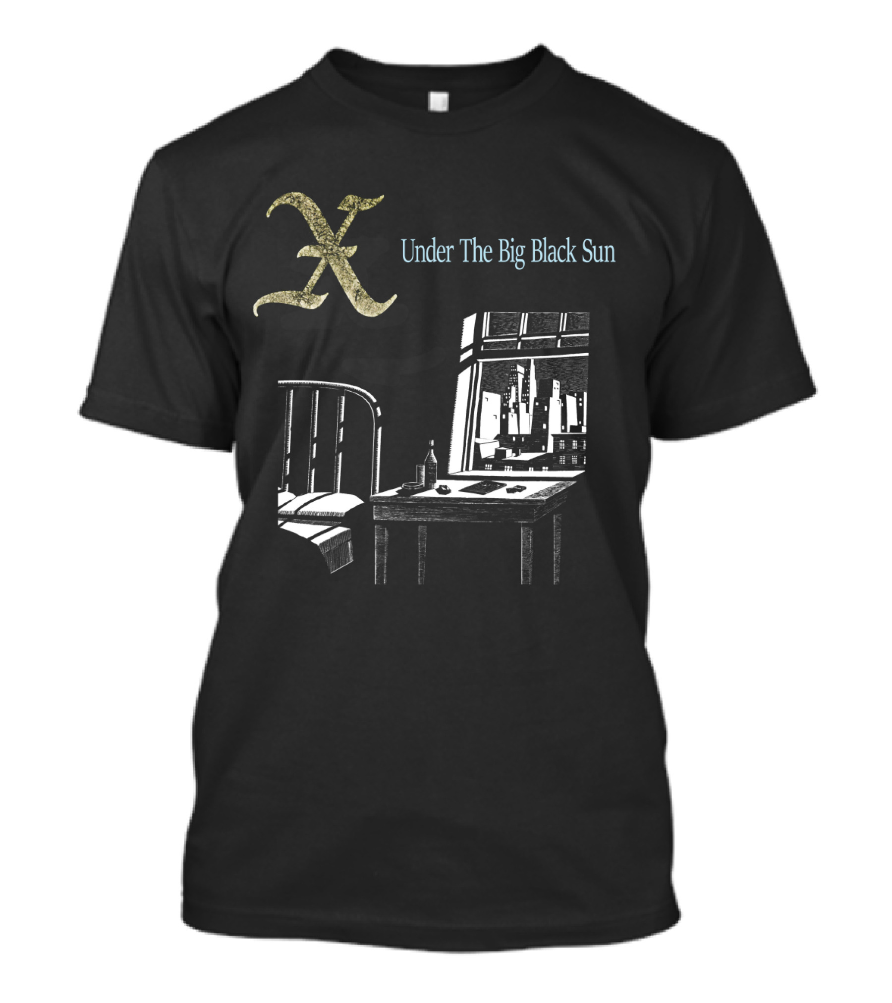 X Under The Big Black Sun Bedroom Scene T-Shirt