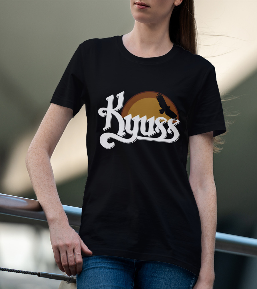 Kyuss Sunset Eagle Silhouette T-Shirt