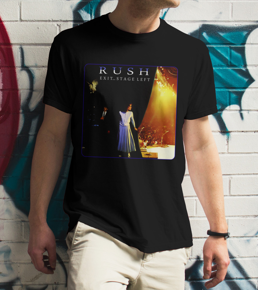 Rush Exit...stage Left Album Cover T-Shirt