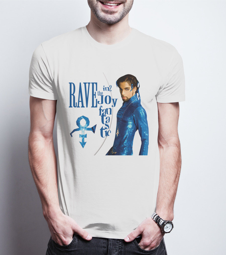 Rave Un2 The Joy Fantastic Prince Symbol Blue Outfit T-Shirt