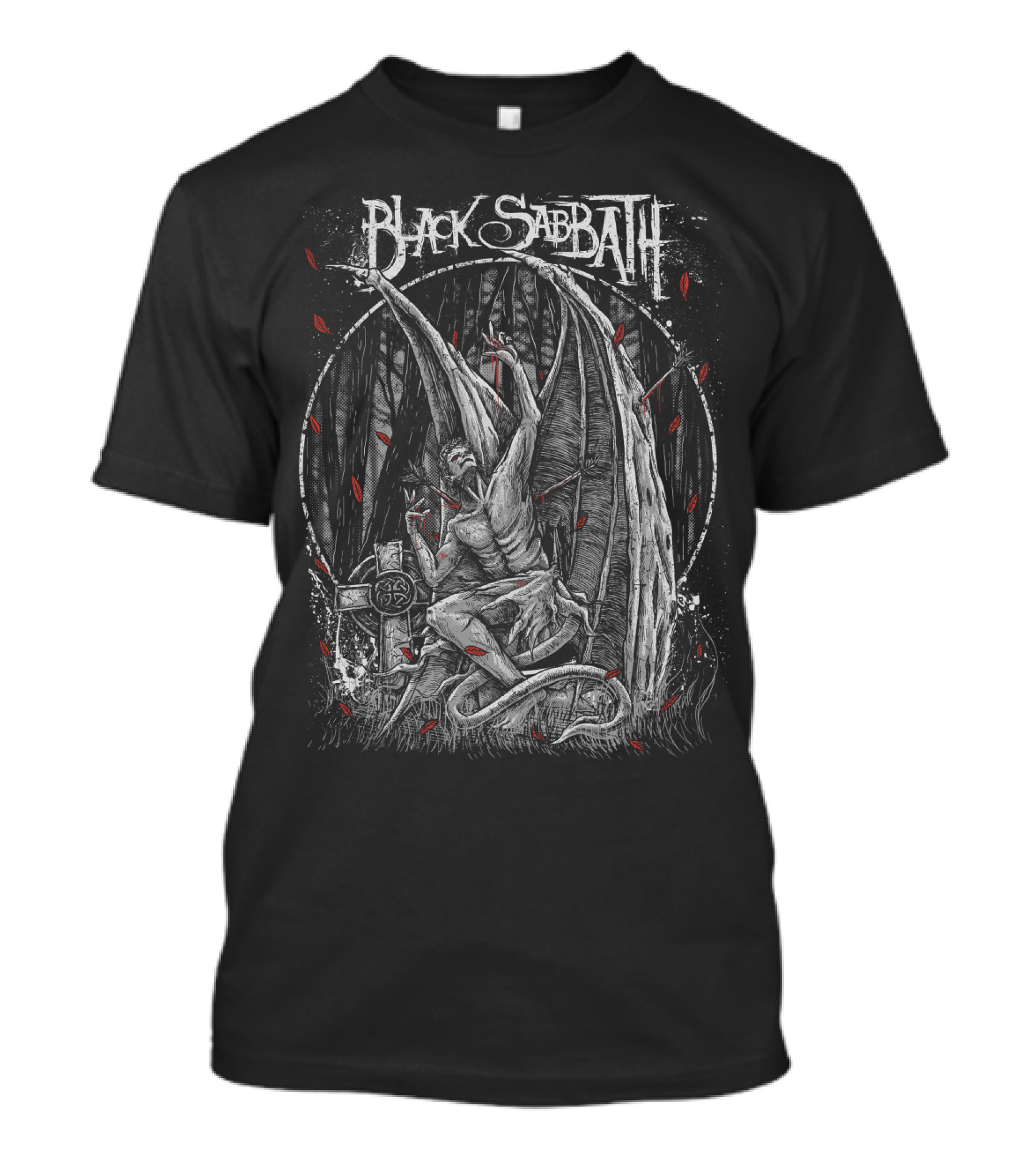 Black Sabbath Fallen Angel Gothic T-Shirt