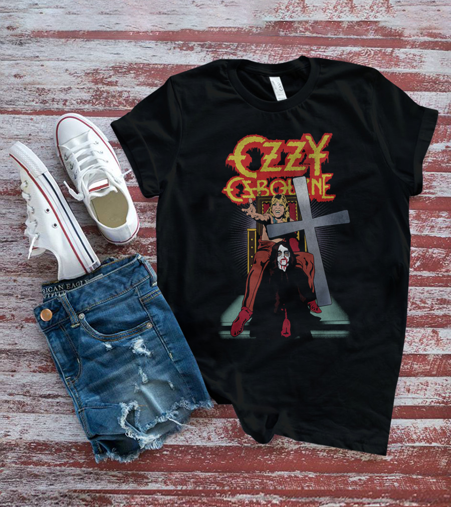 Ozzy Osbourne Throne And Cross T-Shirt