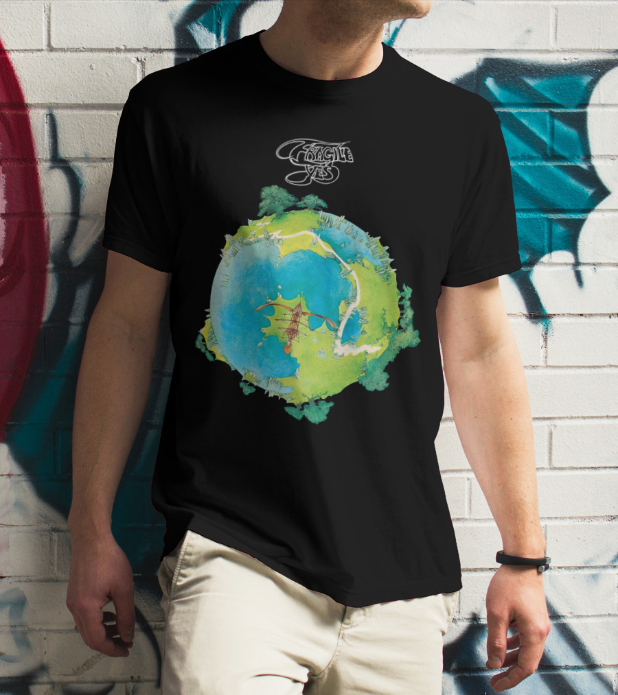 Fragile Yes Album Cover Artwork Vintage 1971 Classic Rock T-Shirt