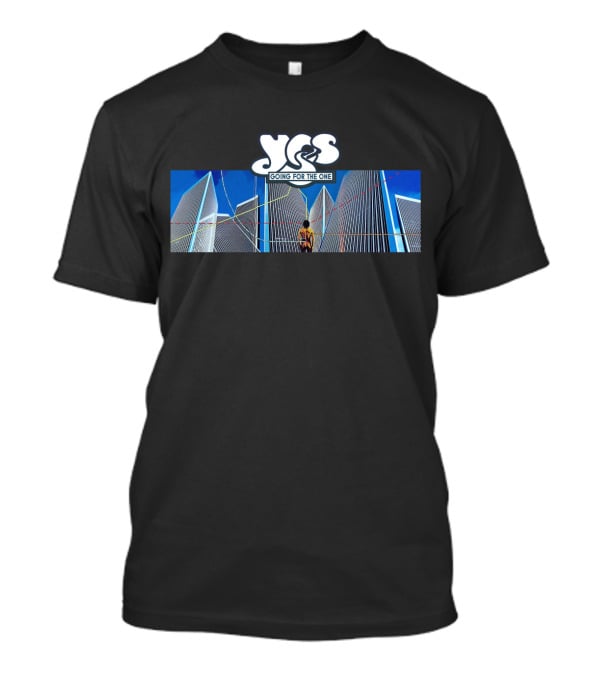 Yes Going For The One Album Cover Buildings And Man T-Shirt