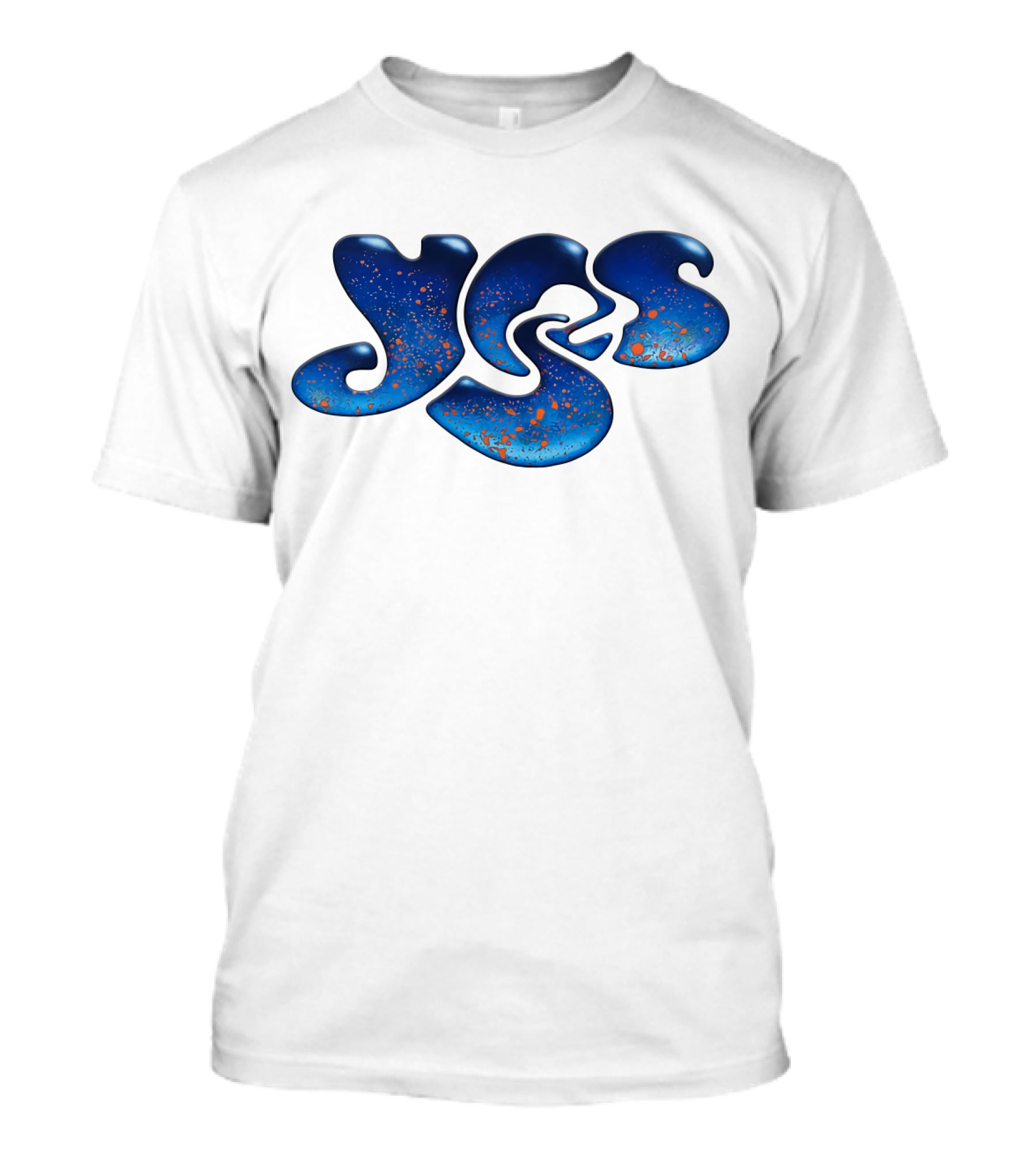 Yes 42 Logo Blue Orange T-Shirt