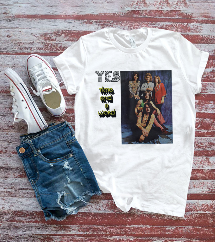 Yes Time And A Word Band Photo T-Shirt