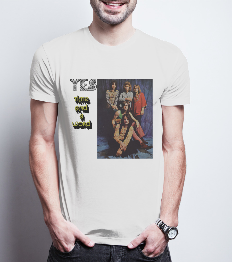 Yes Time And A Word Band Photo T-Shirt