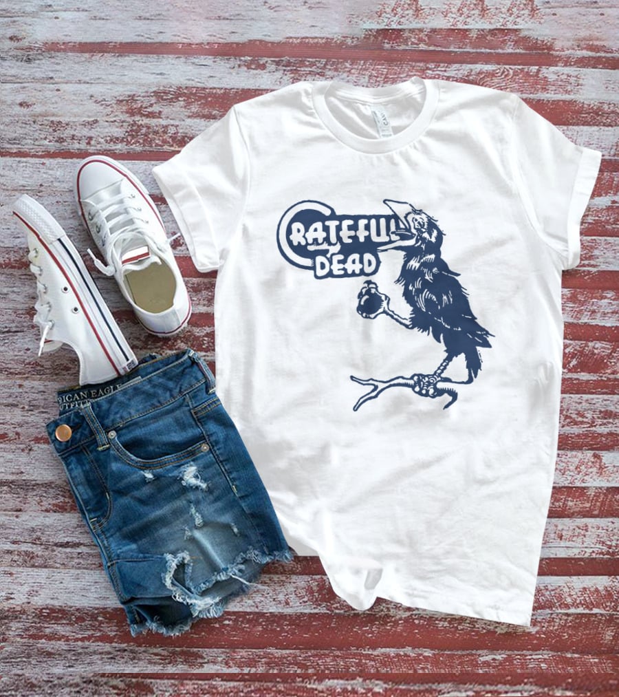 Grateful Dead Crow Holding Heart T-Shirt