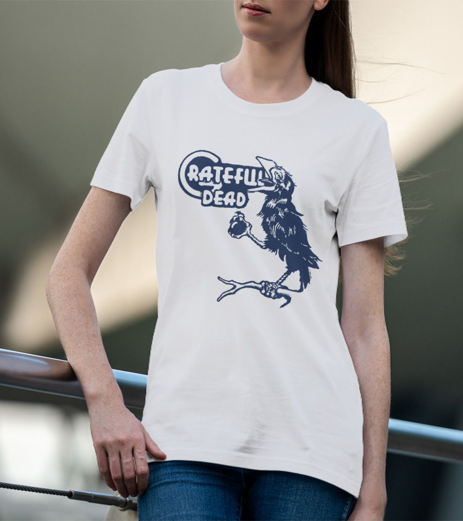 Grateful Dead Crow Holding Heart T-Shirt