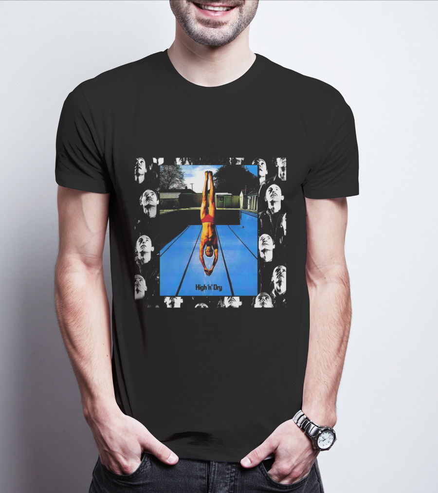 High 'N' Dry Dlp Swimming Pool Diver Photomontage T-Shirt