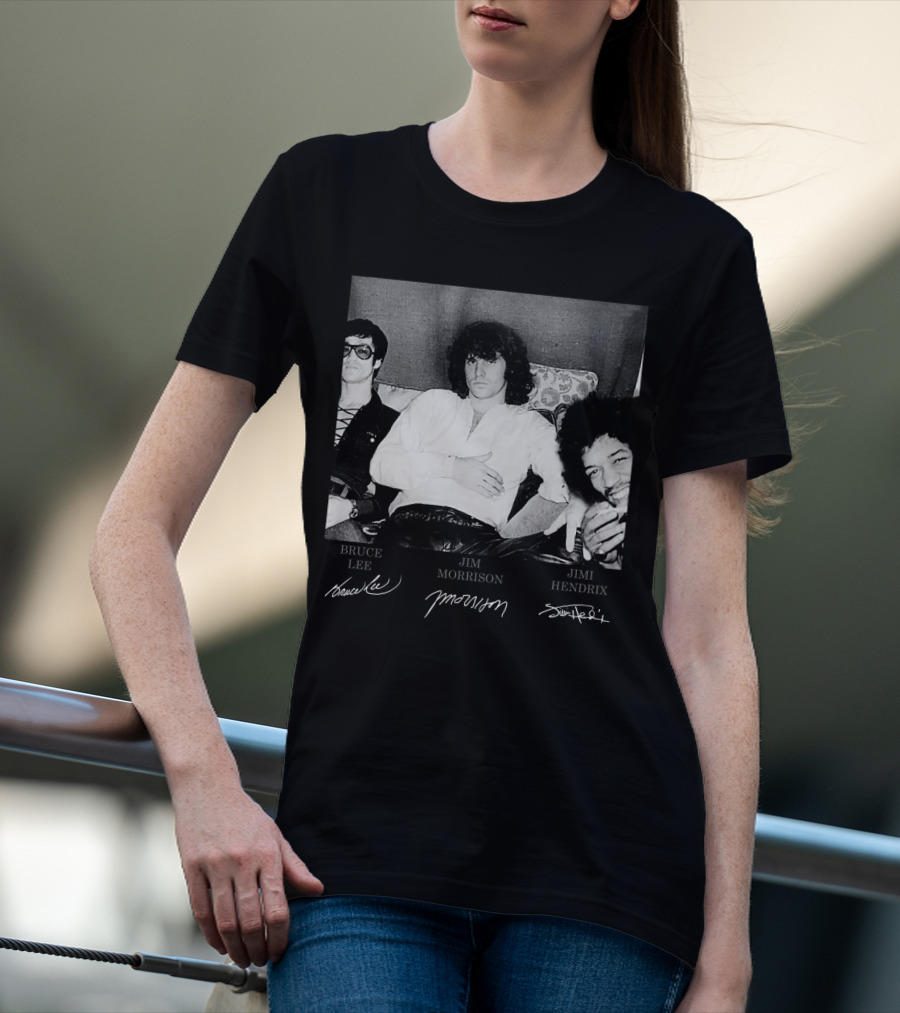 Bruce Lee Jim Morrison Jimi Hendrix T-Shirt