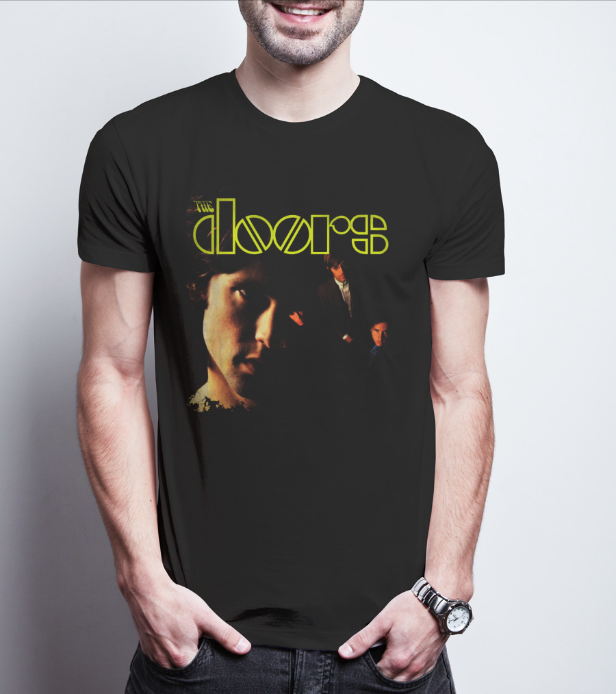 The Doors Band Members Portrait T-Shirt