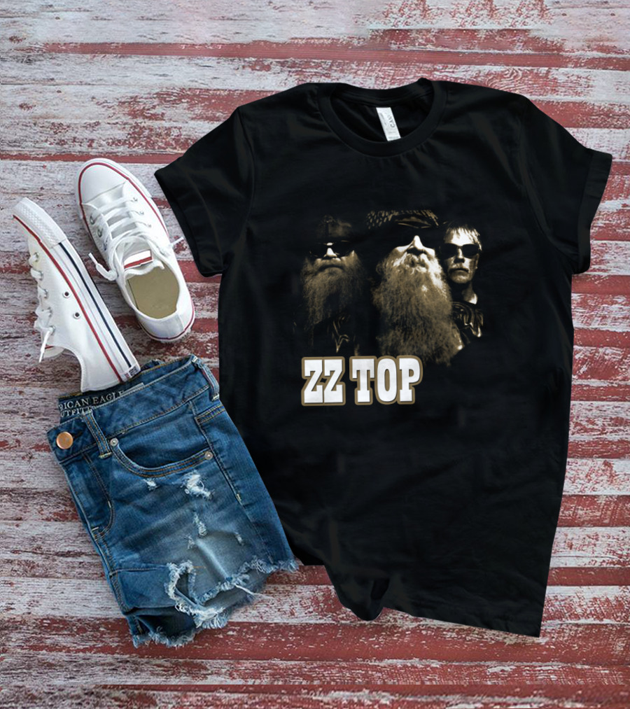 Zz Top Band Portrait T-Shirt