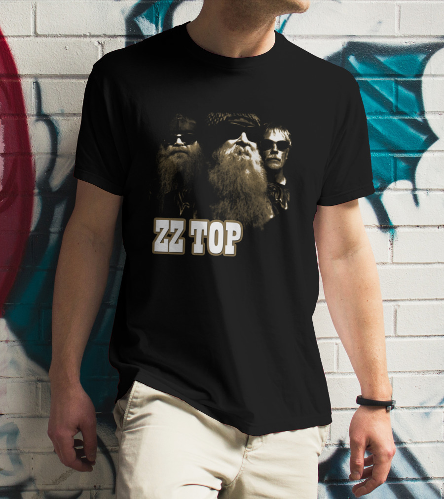 Zz Top Band Portrait T-Shirt