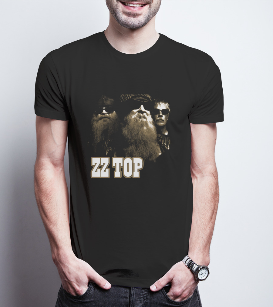 Zz Top Band Portrait T-Shirt