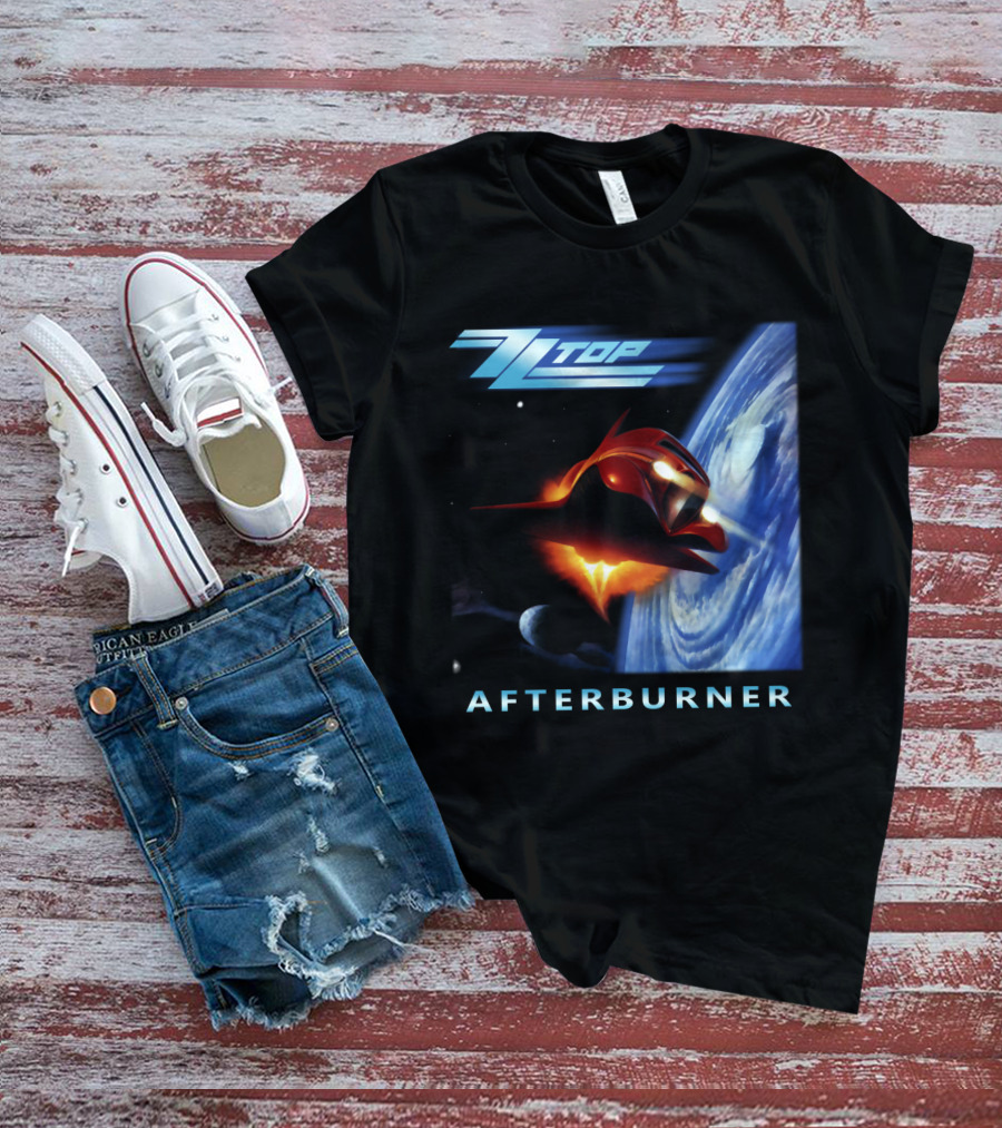 Zz Top Afterburner Spaceship Planet T-Shirt