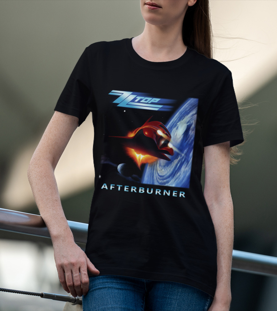 Zz Top Afterburner Spaceship Planet T-Shirt