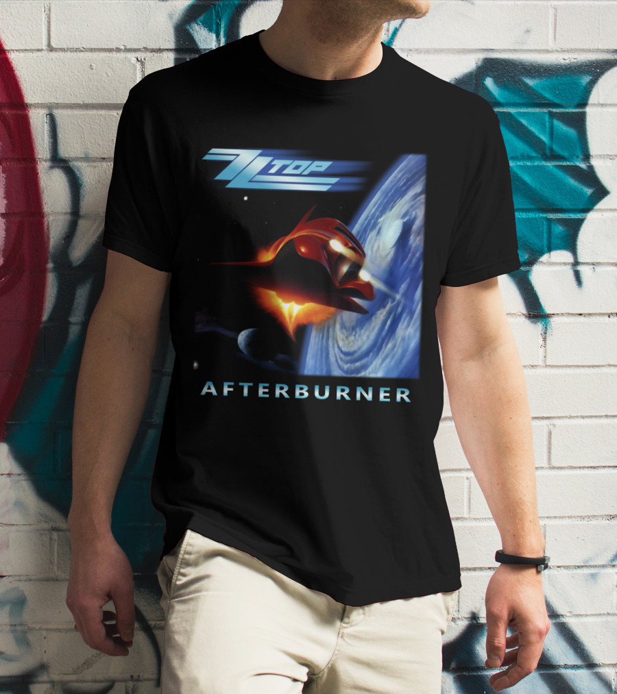 Zz Top Afterburner Spaceship Planet T-Shirt