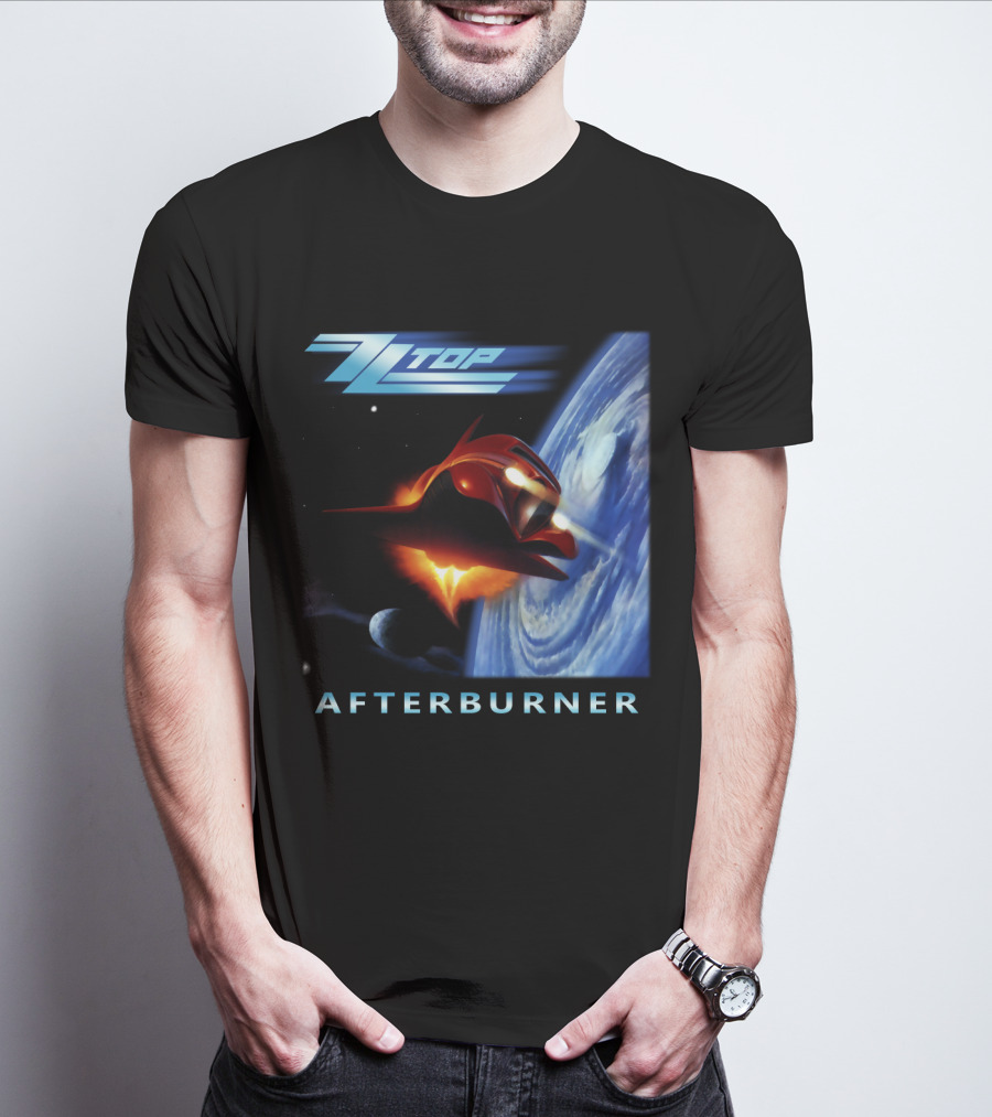 Zz Top Afterburner Spaceship Planet T-Shirt