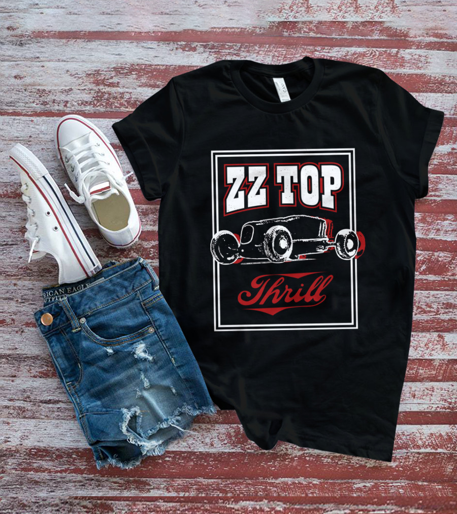 Zz Top Thrill Vintage Car T-Shirt