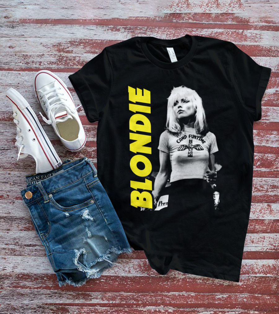 Blondie Camp Funtime Black And White T-Shirt