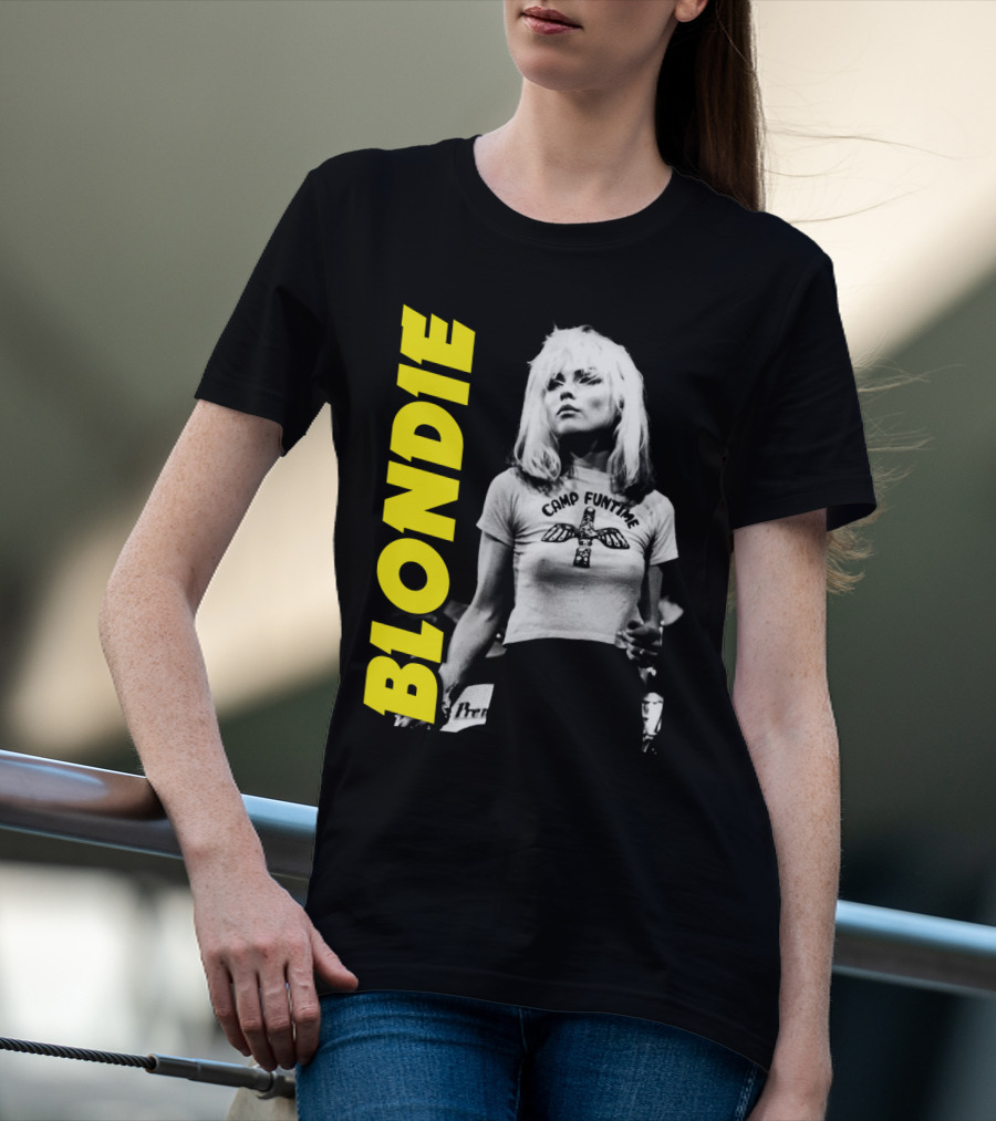 Blondie Camp Funtime Black And White T-Shirt